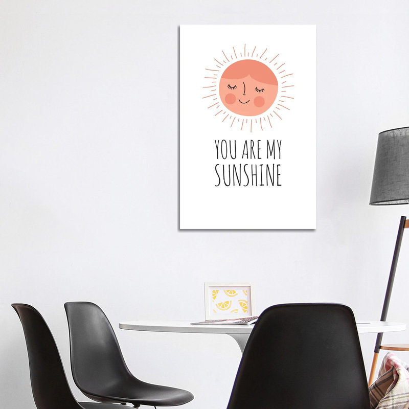 You Are My Sunshine by TomasDesign - Wrapped Canvas Gallery-Wrapped Canvas Giclée, 101.6cm H x 66.04cm W