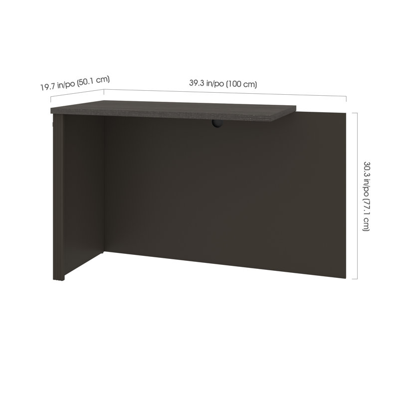 Operle Return Table, Bark Gray/Slate