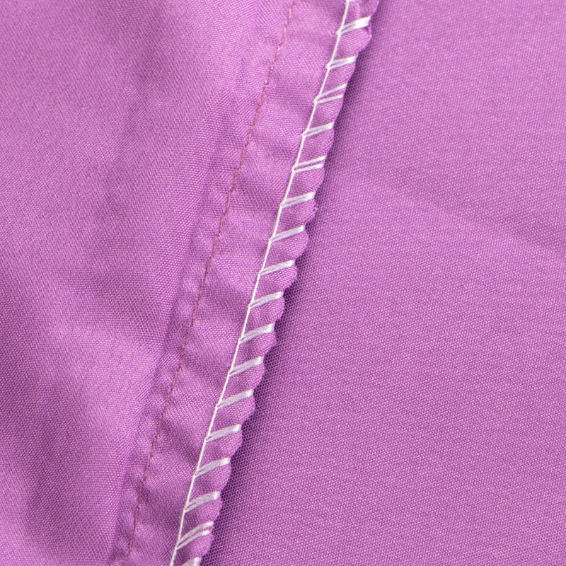 Taie d'oreiller en satin, Standard, Mauve
