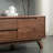 Log black walnut end table-107556611