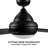 52'' Ceiling Fan with LED Lights