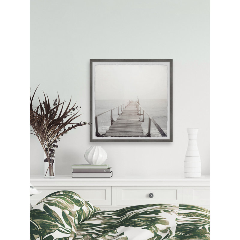 Leading To The Sea by Marmont Hill - Single Picture Frame Print, 61cm H x 61cm W x 3.81cm D