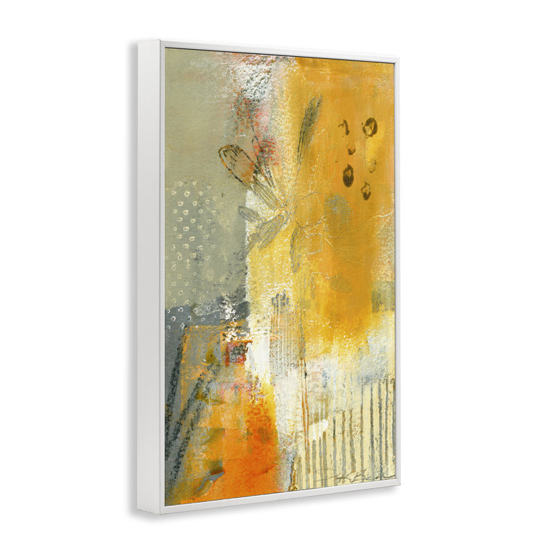 «Complex Rustic Abstraction», art de la giclée encadrée par Pamela K. Beer, Giclée encadrée blanc bord de mer