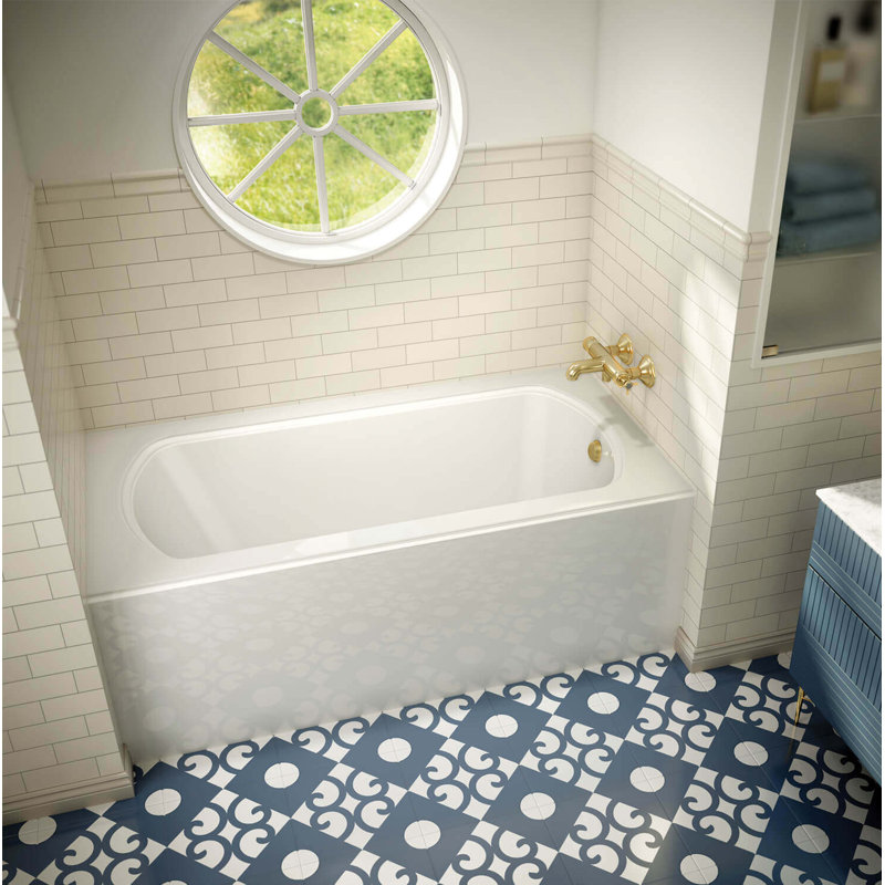Meridian 60'' L Alcove Soaking Bathtub, Left