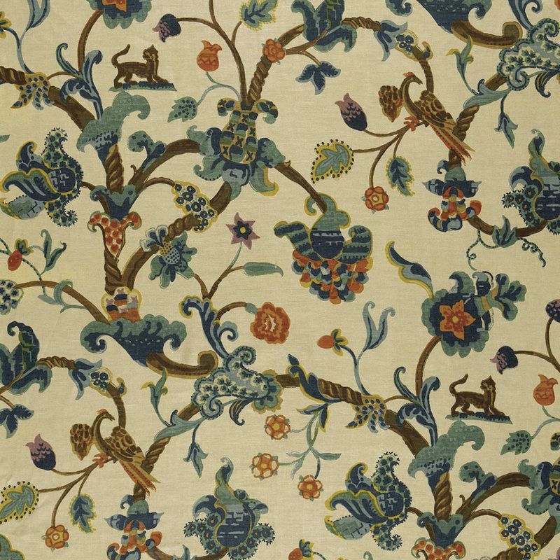 Eastbury Manor Print Fabric, Tapestry