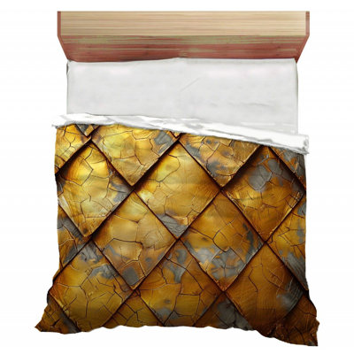 Édredon texturé Scales Bedding Golden Sheen