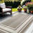 Outdoor Rugs For waterproof Mats For Porch Deck Plastic Straw Area Rugs For RV Backyard Balconyreversible Geometric