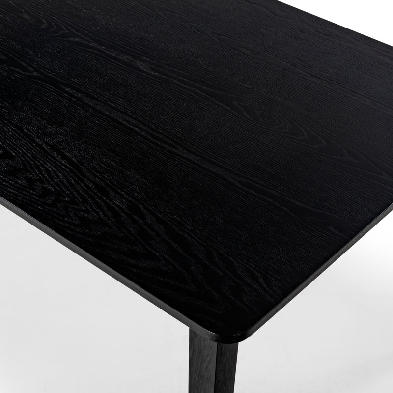 Bellalexa 48" Wood Dining Table, Black