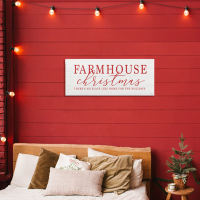 «Farmhouse Christmas No Place Like Home», par Lux + Me Designs