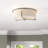 Rosolio Glass Flush Mount-1609924315