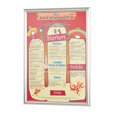 Busygrip Stainless Steel Poster Frame