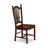 7 Piece Modern Dining Table Set Consist of a Rectangle Wooden Table with Butterfly Leaf and 6 Dining Room Chairs, Mahogany-1163784527