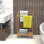 Porte-serviettes autoportant en bois 3