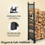 121cm W Metal Log Rack