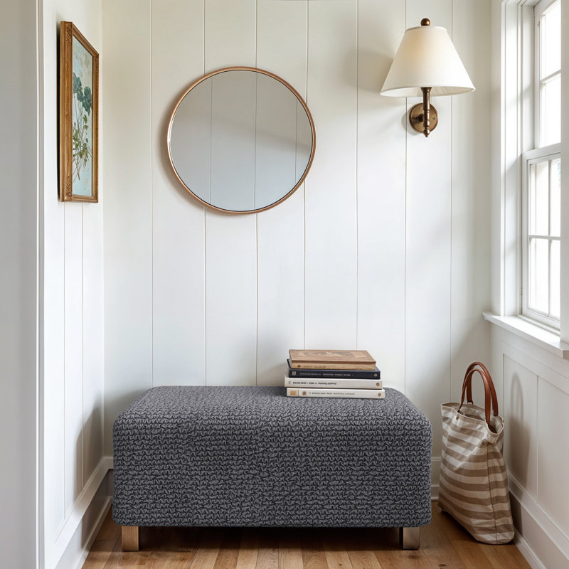 Housse extensible pour repose-pieds - Facile à nettoyer et durable - Collection Comfort, H 23 po x l 42 po x P 32 po