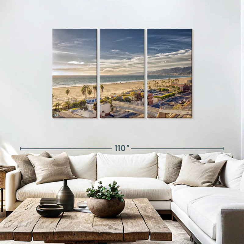 Gillard Santa Monica Beach Coast, 48" H x 74" W