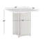 Table basse, bout et console 4 pièces avec marbre blanc-127326812