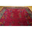 Tapis antique rose et rouge en laine Art déco