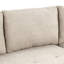 Canapé modulaire réversible en L 104,5 po avec méridienne de rangement, 2 tabourets et canapé-lit crème pour salon