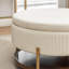 Charyn Upholstered Round Storage Ottoman-119044845