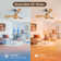 52'' Abs Ceiling Fan Light With Rattan Shade And Remote Control Included
