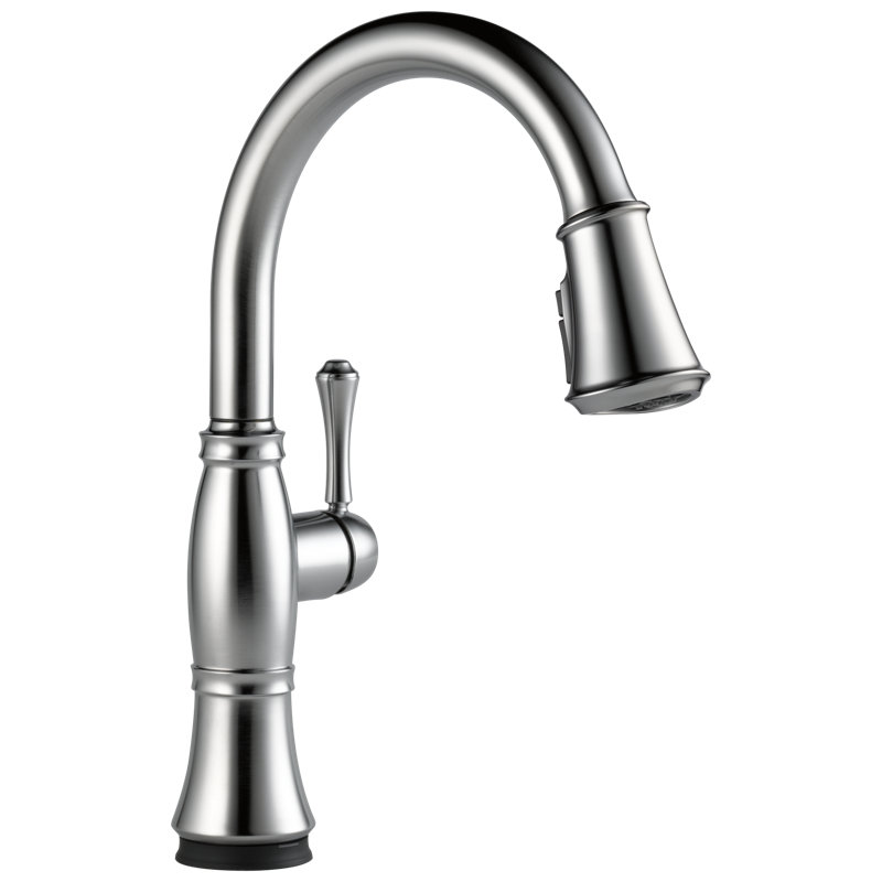 Cassidy Touch Kitchen Faucet Brushed Nickel, Kitchen Faucets with Pull Down Sprayer, Kitchen Sink Faucet, Touch2O Technology, Lumicoat Arctic Stainless