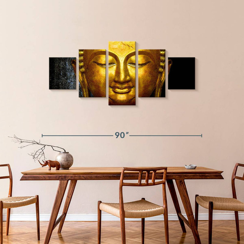 'Large Buddha Face, 36" H x 80" W