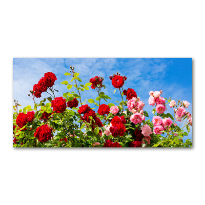 Wild Roses - Wrapped Canvas Print