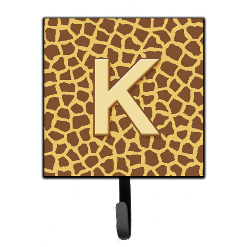 Porte-laisse giraffe monogramme et crochet mural, K