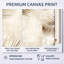 «Neutral Palm Leaves Drift IV - Beige», art mural tropical-774544035-774544033