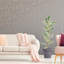 Easy Rose Gold Floral Wallpaper 1000 cm x 52 cm for Home Bedroom Cabinets