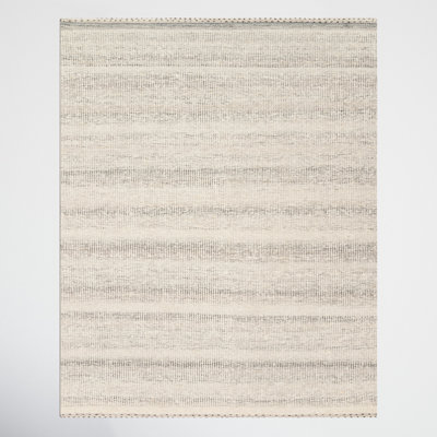 Larissa Smoke Hand-Woven Striped Rug