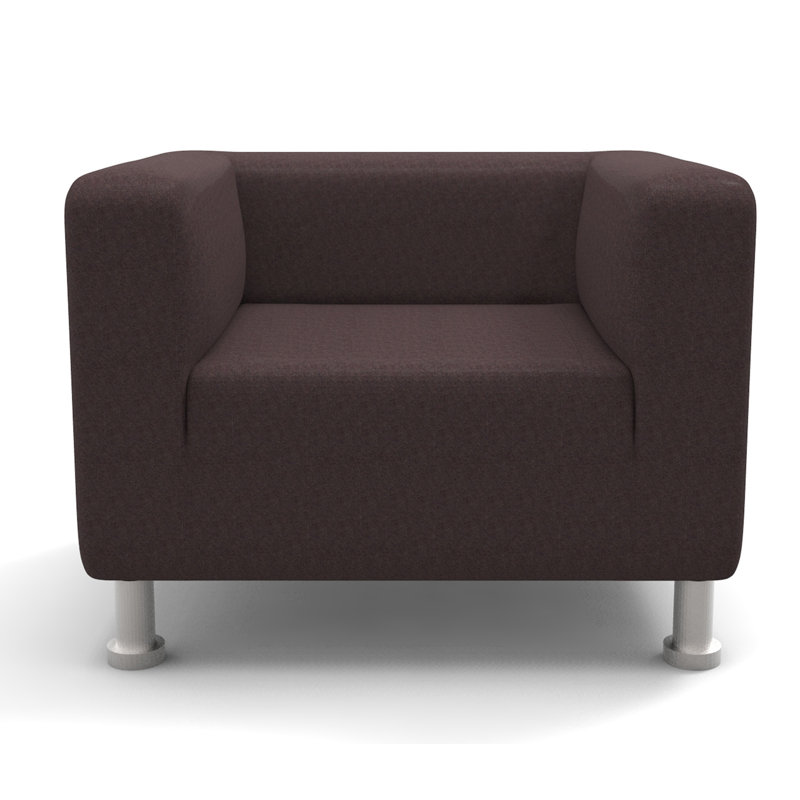 Moffitt Upholstered Armchair, Brown