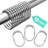 Rust Proof Metal Shower Curtain Hooks Rings
