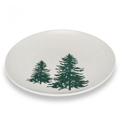 Petite assiette avec arbres