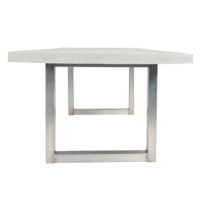 Saco Table Base, Silver