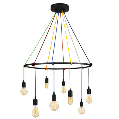 Luminaire suspendu à 8 lumières Hern