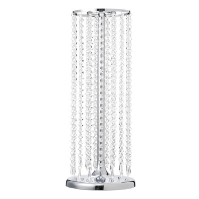 Crystal Tall Vase Table Centerpiece
