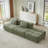 3 Seater Compressed Of Chenille, No Assembly, Space - Saving For Living Areas, Comfortable, Versatile 1 Seat Configurations, Sponge And Pocket Spring Design Oversized With Cozy Spaces, Soft, Options,-1079546284
