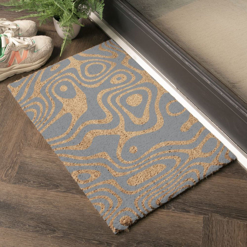 Andelynn Area Rug, Grey/Yellow