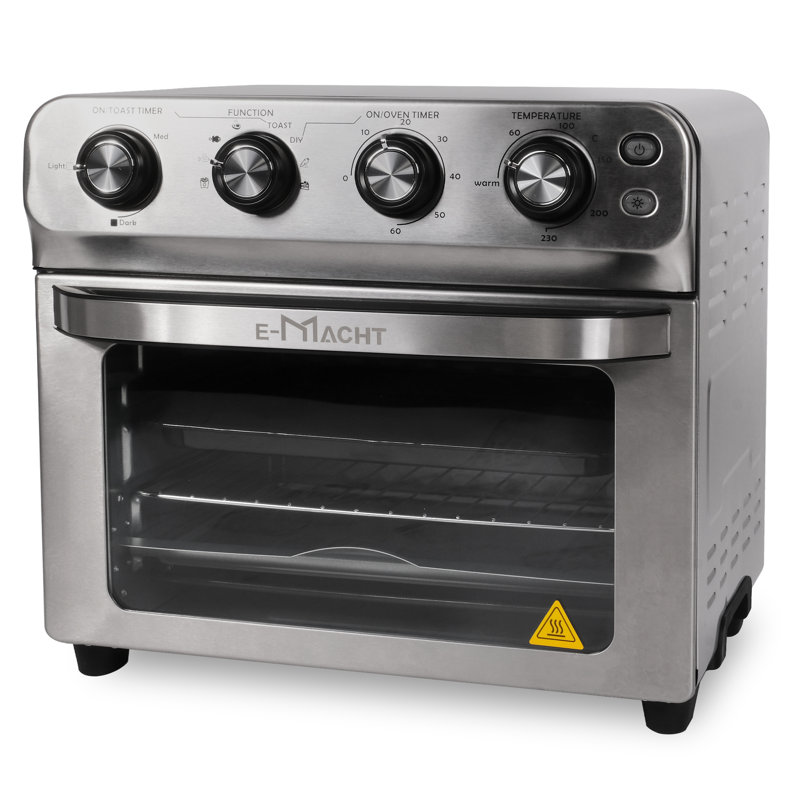 Stainless Steel 26 QT Air Fryer Rotisserie Oven