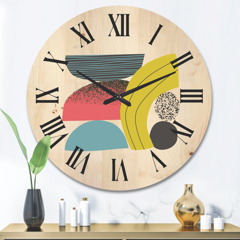 Horloge murale géométrique, Grand