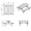 Children's Picnic Table - Bellana