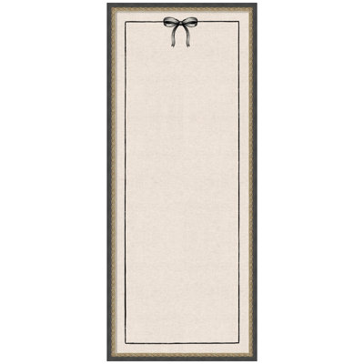 Tableau d'affichage en lin encadré en tissu
