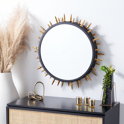 Meghal Metal Flat Wall Mirror