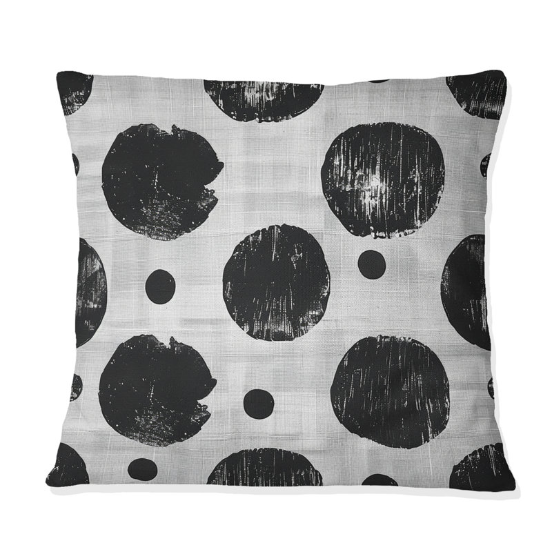 Coussin décoratif Poka Dot Glam II - Glam, H 18 po x H 18 po