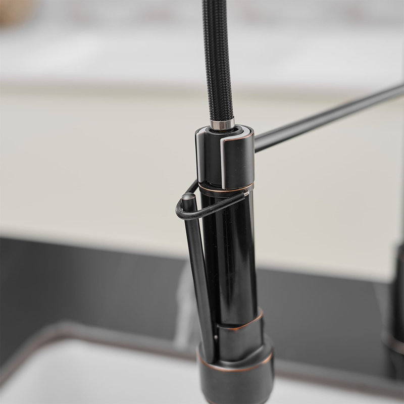 KIKO HOME Pull Down Kitchen Faucet, Oil Rubbed Bronze