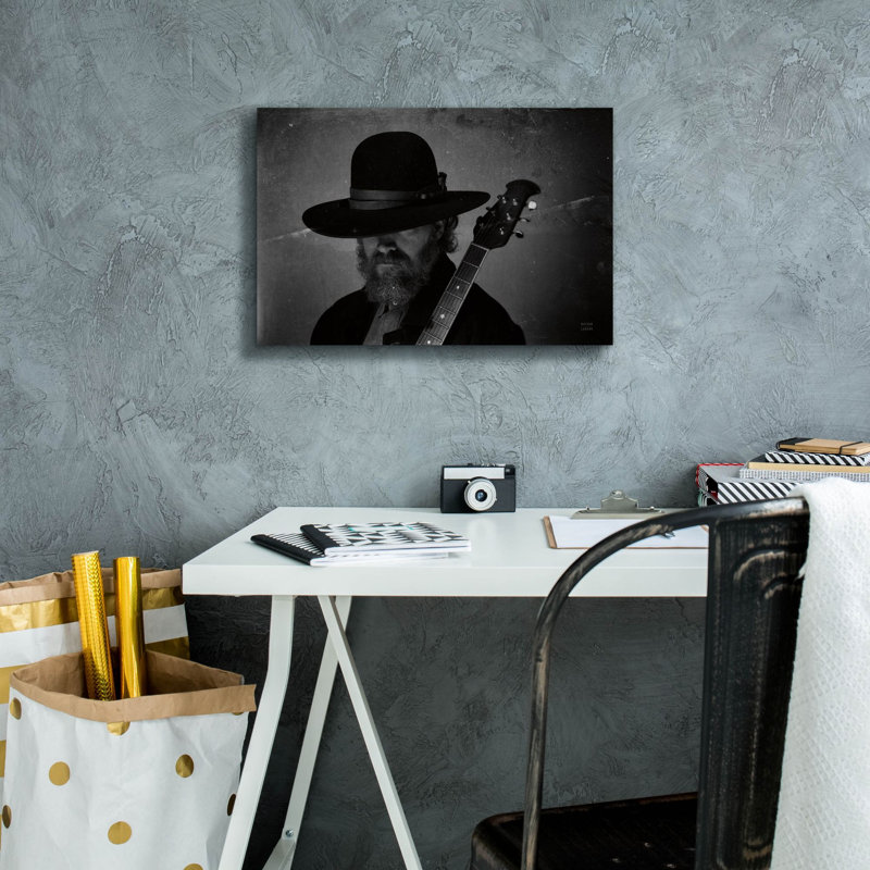 «Home On The Range Cowboy 1» par Nathan Larson, art mural sur toile, H 12 po x l 18 po