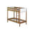 Keeson Twin Over Twin Solid Wood Standard Bunk Bed with Teddy Fleece Fabric Headboard & Footboard