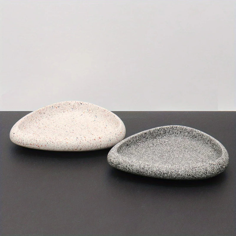 Soap Dish - Ceramic European Style, White